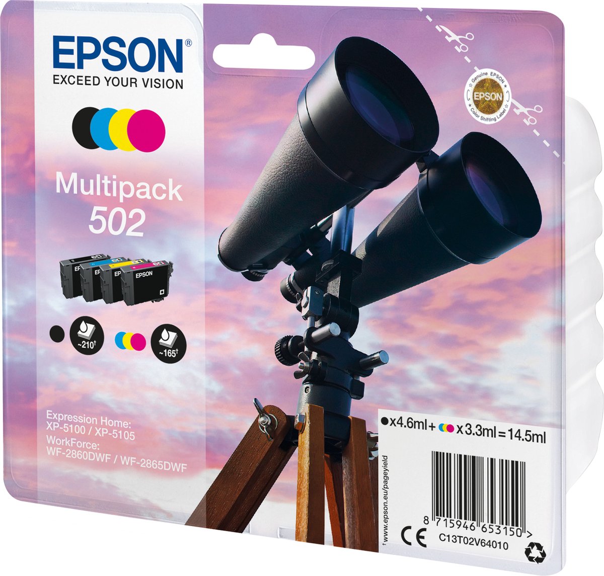 Epson 502 - Inktcartridge / Multipack