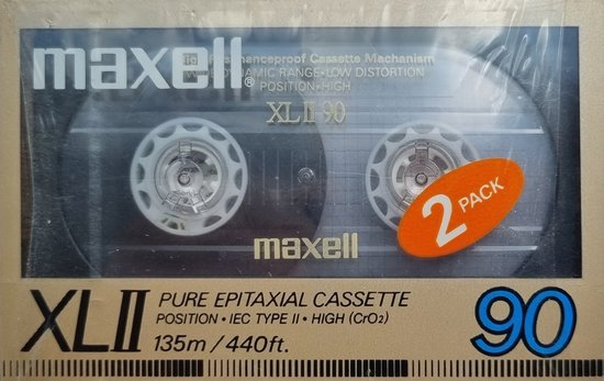 MAXELL XL II-S 100 High CrO2 Type II Japon Cassette audio vierge Tape EX