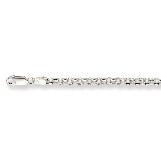 Silver Lining schakelcollier - Vrouwen - Zilver - 45 cm