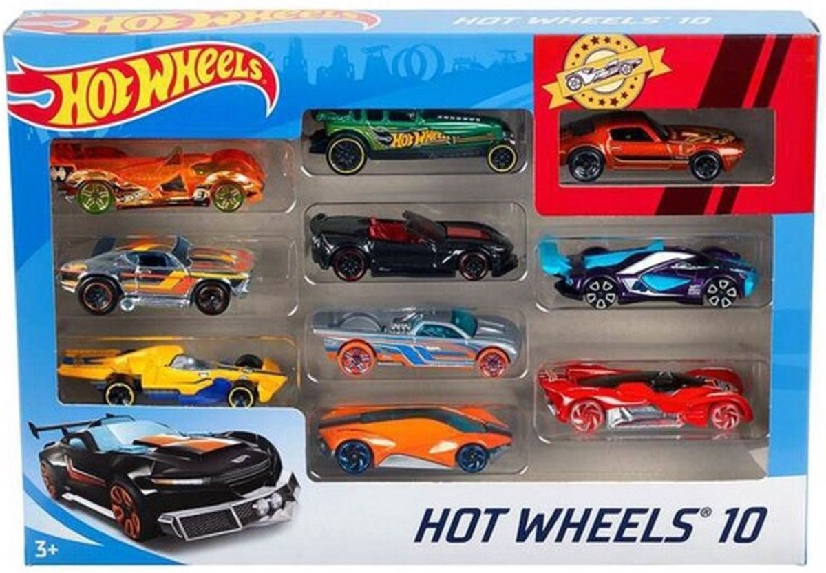 Hot Wheels Coffret 3 véhicules, jouet pour enfant de petites