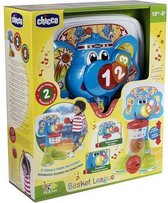 Chicco Harry de Drum Speelgoed - Educatieve Muziek Trommel - Lichtgevende Knoppen - Verschillende Liedjes - 2 Spelmodus - Muziekinstrument Peuter - Vanaf 6 tot 36 Maanden - Meerkleurig