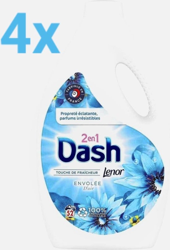Dash - Lessive liquide 2en1 fleurs de lotus touche de lenor 23
