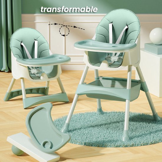 Chaise multifonctionnelle d'alimentation pour bébé, Table à manger Portable  pour bébé réglable, chaise haute facile