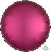 Amscan - Folieballon Satin Luxe Pomegranate Rond, 43cm