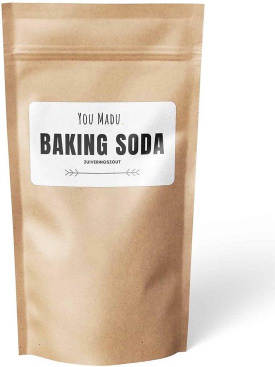 Foto: Baking soda natriumbicarbonaat zuiveringszout 1000g