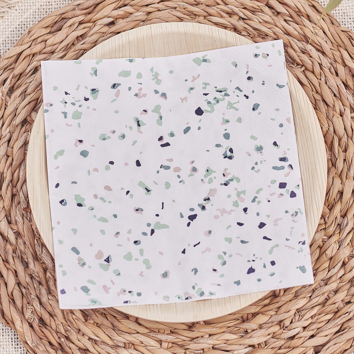 Ginger Ray - Servetten Terrazzo - 16 stuks