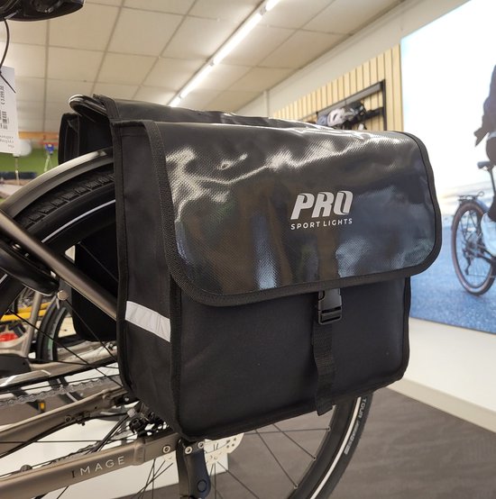 Fietstassen Dubbel 32 Liter Fietstas Elektrische Fiets E-Bike Zwart — afbeelding 4