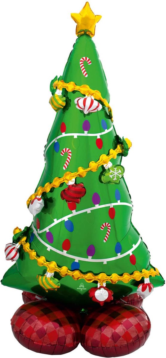 Amscan - Airloonz - Kerstboom (149 cm)