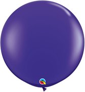 Qualatex Megaballon Quartz purple 90 cm 2 stuks