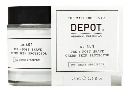 Depot - 401 Pre & Post Shave Cream Skin Protector - 75ml - Depot
