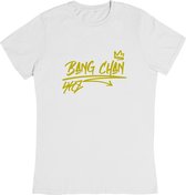 Stray Kids BangChan Signature Gold T-Shirt - Korean Boyband SKZ - Kpop fans - Chan Stray Kids - Maat XL Wit