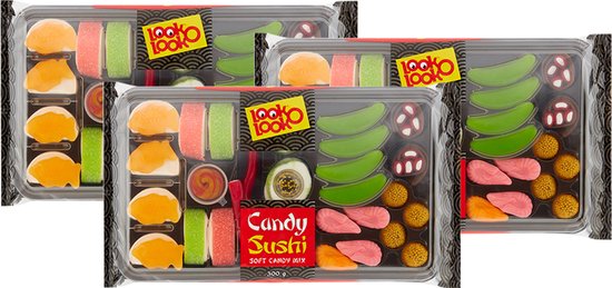 Look-O- Look Candy Sushi - bonbons - 300g x 3