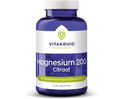 Vitakruid Magnesium 200 citraat 90 Tabletten