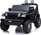 Jeep Wrangler Rubicon Zwart | 12V Kinderauto