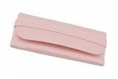 Etui à Lunettes Pink Métallisé | 17 x 8 x 2,5 cm | Simili cuir | Mode Favorite