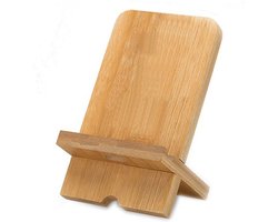 DWIH - Bamboe Telefoon standaard / houder met kabelopening