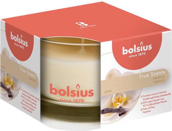 Bolsius Geurglas 63/90 Vanille