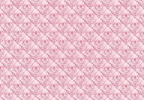 Photomural rose, revêtement mural