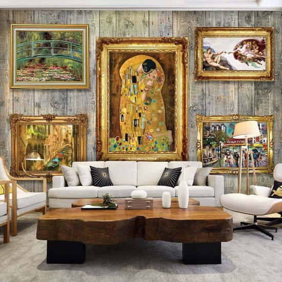 Photomural jaune, revêtement mural