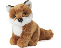 Living Nature - Knuffel - Vos - Zittend - 15 cm