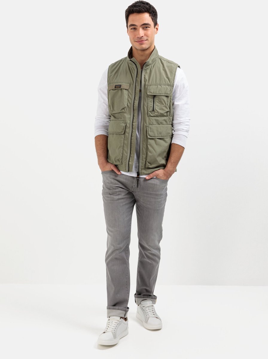 Gilet Homme Camel Active - Style Décontracté Outdoor Avec Poches Et Ourlet Élastique