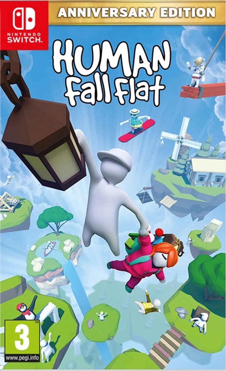 Human fall flat hot sale 2 player switch