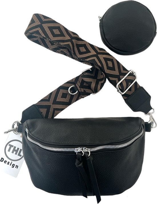 THL Design - Dames Crossbody Tas - Klein Schoudertasje - Heuptasje Dames -  Bag Strap -... | bol