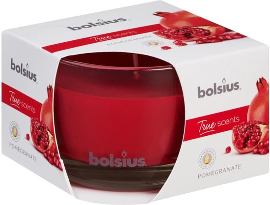 Bolsius - Geurkaars 'True Scents' (63cm, Pomegranate)