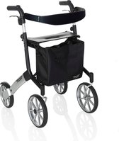 Opvouwbare TrustCare Let's Go Out Rollator Lichtgewicht Incl Rugsteun Zonder Remkabels