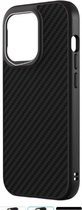 Geschikt voor RhinoShield SolidSuit Apple iPhone 14 Plus Hoesje Carbon Fiber Zwart