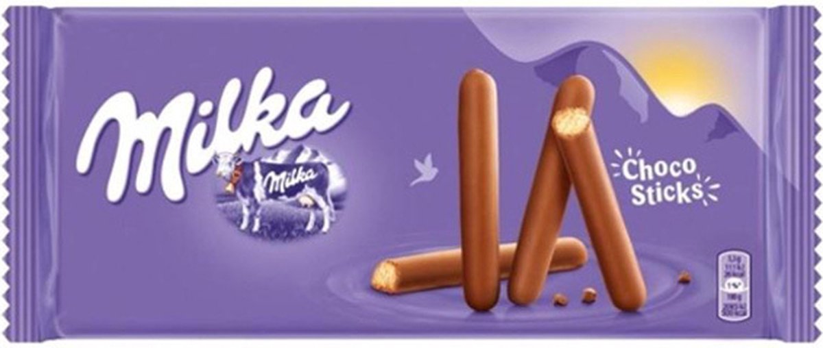 P.7.DOSETTES SOUPLE MILKA CHOCOLAT + 7 STICKS