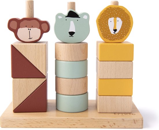 Trixie Houten Dieren Blokken Stapelaar