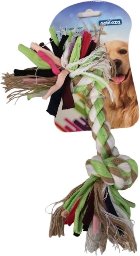 Adori Flosstouw Mix - Hondenspeelgoed - Groen - Kauwspeelgoed - Pets Place