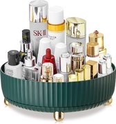 YONO Make Up Organizer Turntable - Boîte de Rangement pour Soins de la Peau / Parfum / Cosmétiques / Rouge à lèvres / Beauty - Support Rotatif 360° - Système de Rangement - Vert