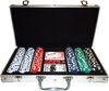 Afbeelding van het spelletje Pegasi pokerset 300 chips koffer - Texas Hold'em Poker Set - Pokerkoffer - Koffer voor Pokeren