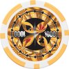 Afbeelding van het spelletje Ultimate pokerchip 11.5g - Value 1000 - 25st. - Texas Hold'em Poker Chips - Fiches voor Pokeren
