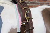 MHS Lunging/Harness Pad Glitter Pony Rose / Argent