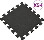 vidaXL-54x-Vloermatten-4,86-㎡-EVA-schuim-zwart