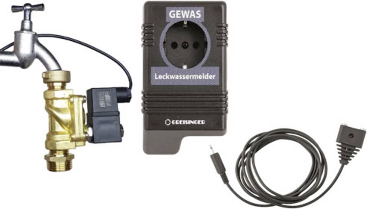 Greisinger 482755 GEWAS 191 AN-M-H Watermelder Met externe sensor werkt op het lichtnet