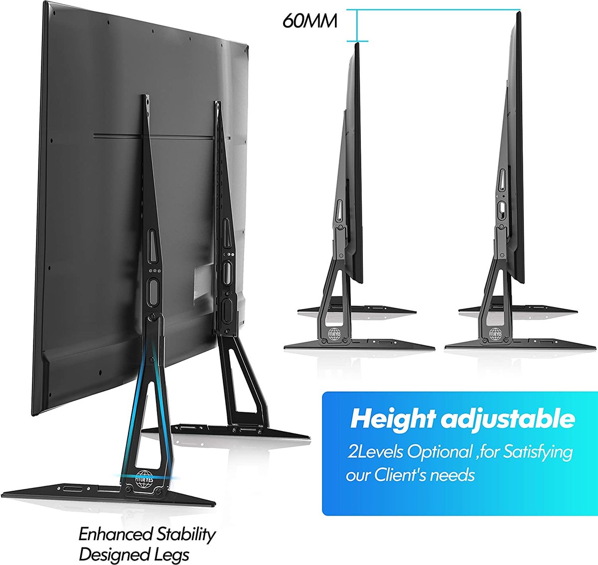 BONTEC TV Standaard Universele Monitor Voet voor 17-43 Inch LCD LED BONTEC TV Standaard Universele Monitor Voet voor 17-43 Inch LCD LED