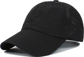 Su.B Baseball Cap Dames – Verstelbaar Pet Dames - Hoofdomtrek 51-61 CM - One Size – Zwart