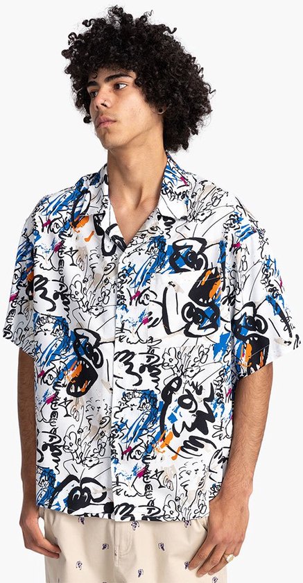 ELEMENT Chemise de villégiature à manches courtes Hommes - Tohuwabo - S