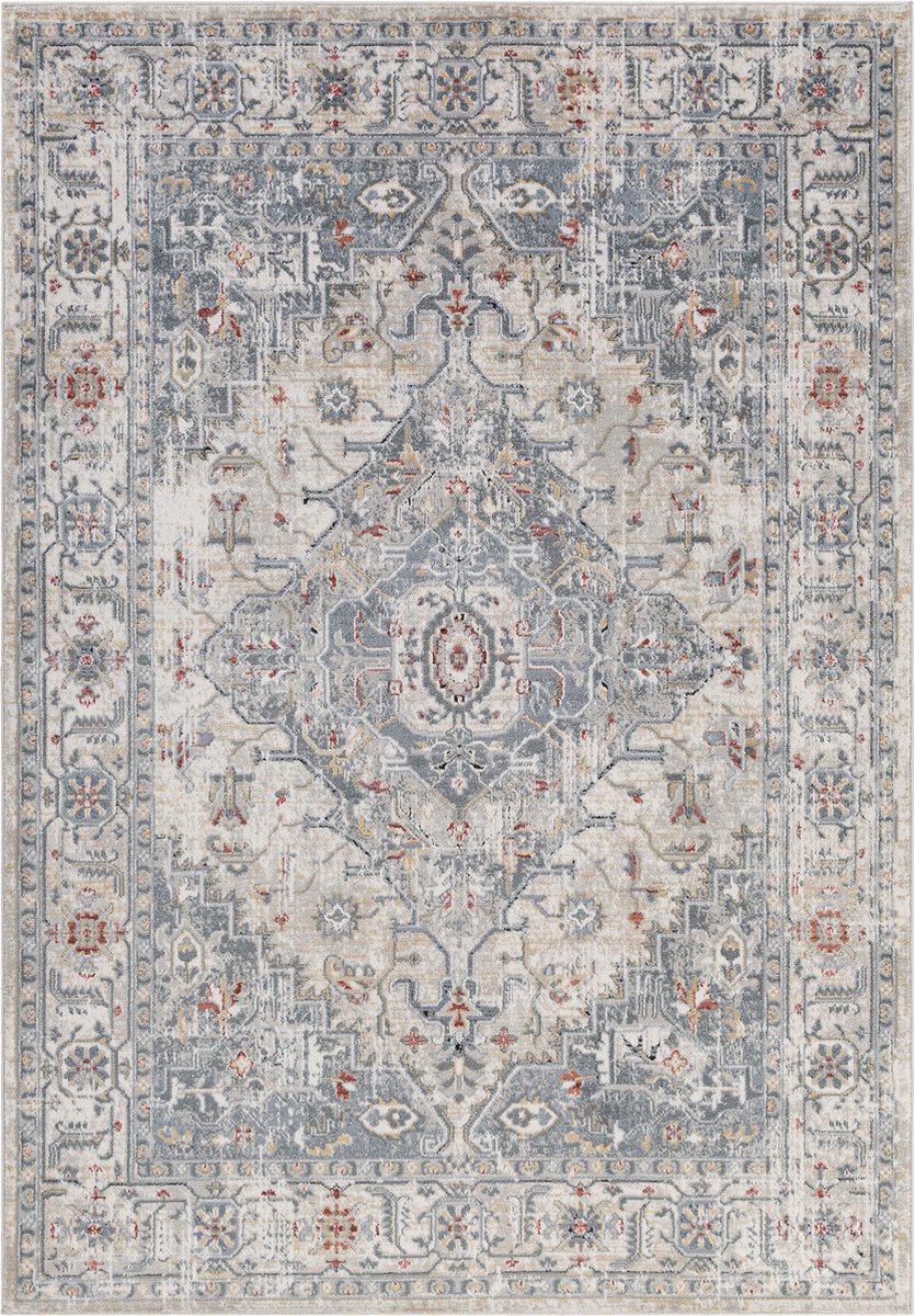 SURYA - DALILA Vintage Oosters Grijs Tapijt