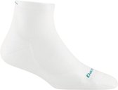 Darn Tough Run Women - #1048 Run - 1/4 Sock - Ultra-Lightweight - Cushion - White - 41-42.5