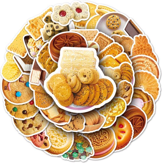 Achtergrond Van Een Groot Aantal Kleine Koekjes In De Vorm Van Vis Goudbruin Close Up Image158662633