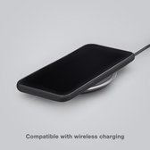 Mobilize Rubber Gelly Telefoonhoesje geschikt voor Apple iPhone 12 Pro Max Hoesje Flexibel TPU Backcover - Matt Black