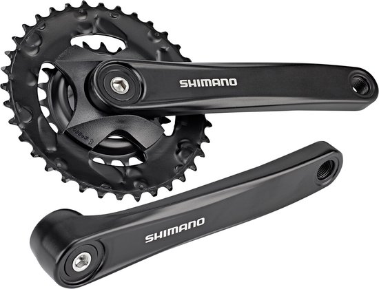 Pédalier VTT Shimano Altus FC-M315-2 - Double 36/22T - 170 Mm - 2 Vitesses - Noir