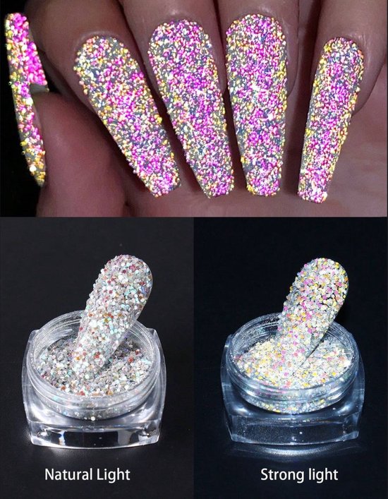 Glitter-goud, glitter om te knutselen, glitter voor nagels, glitterpoeder, gezicht, goud, voor manicure, gezicht, haren, feestdecoratie, knutselen