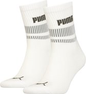 Puma Short Crew Chaussettes New Heritage 2-pack White Forest Night Combo