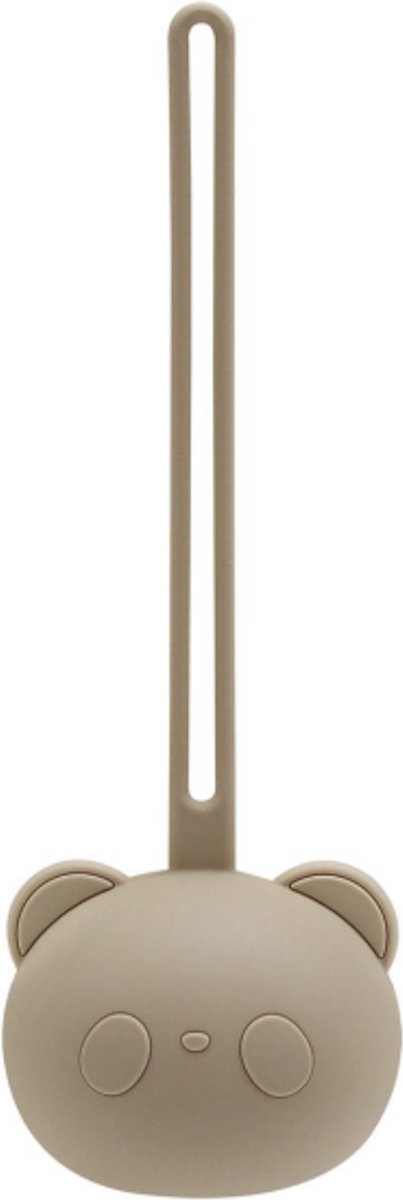 Speenhouder Taupe - Baby - Kind - Speen - Opbergen - Kraamcadeau van Merkloos — afbeelding 2